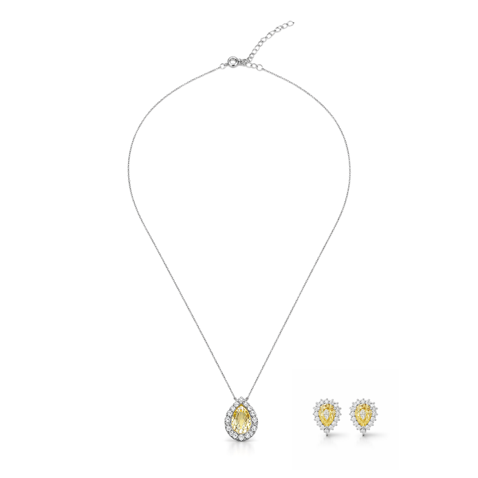 Sunshine Pear Burst Studs