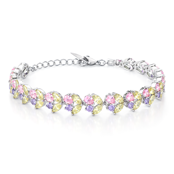 Sapphire Halo Tennis Bracelet