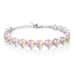 Sapphire Halo Tennis Bracelet