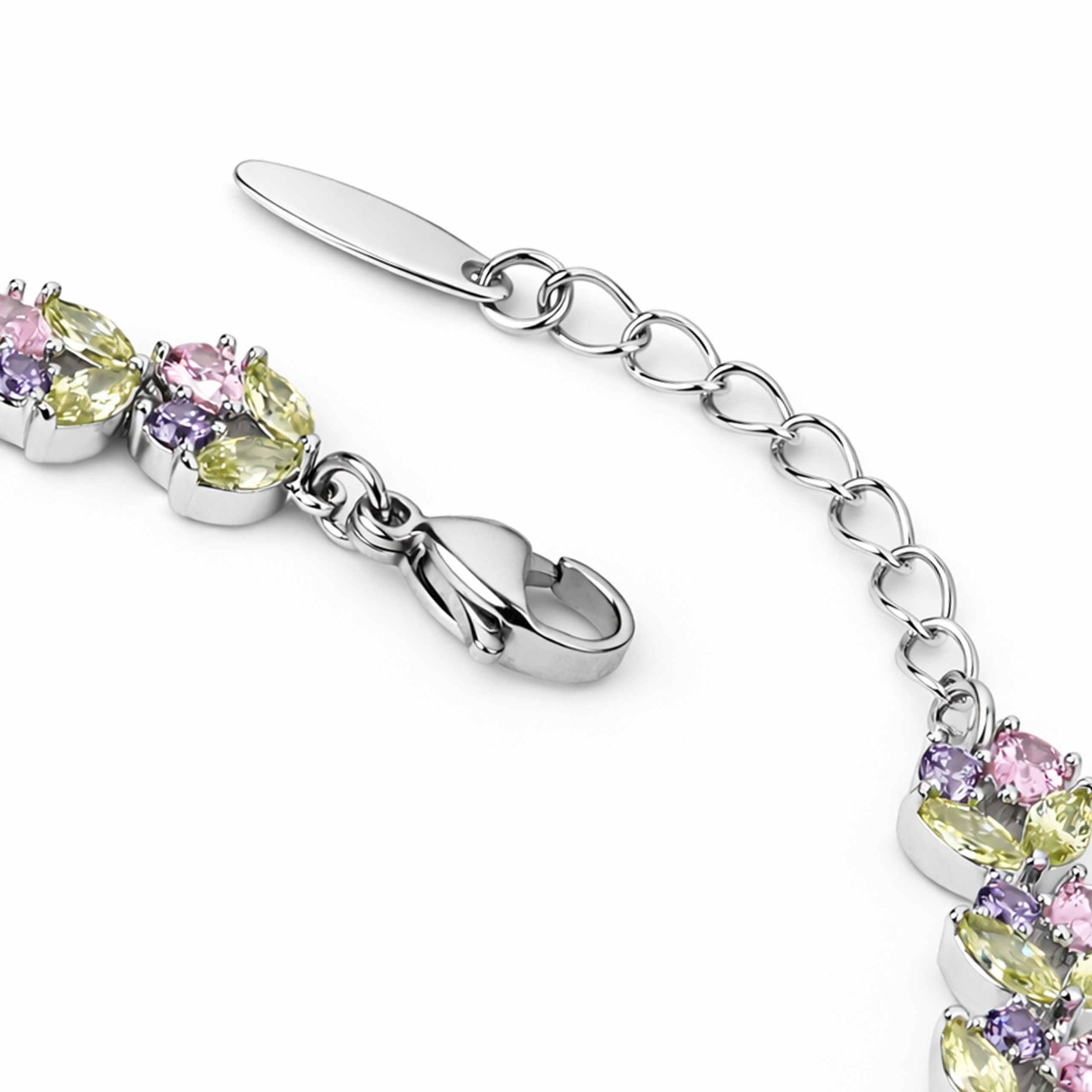 Sapphire Halo Tennis Bracelet