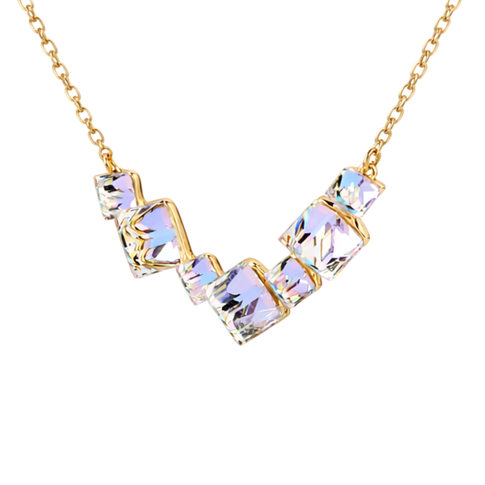 Emerald Dew Necklace - Sky Blue