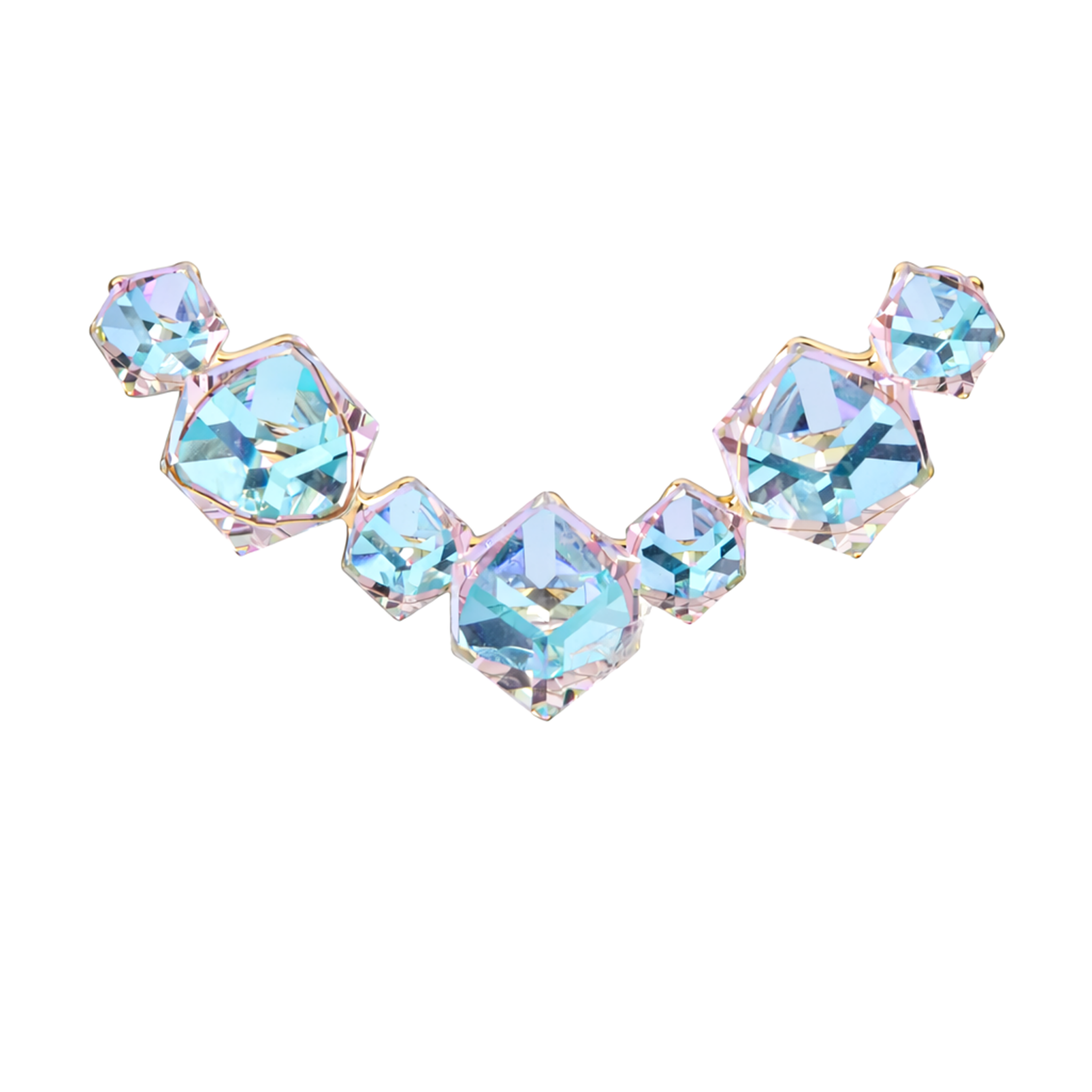 Emerald Dew Necklace - Sky Blue