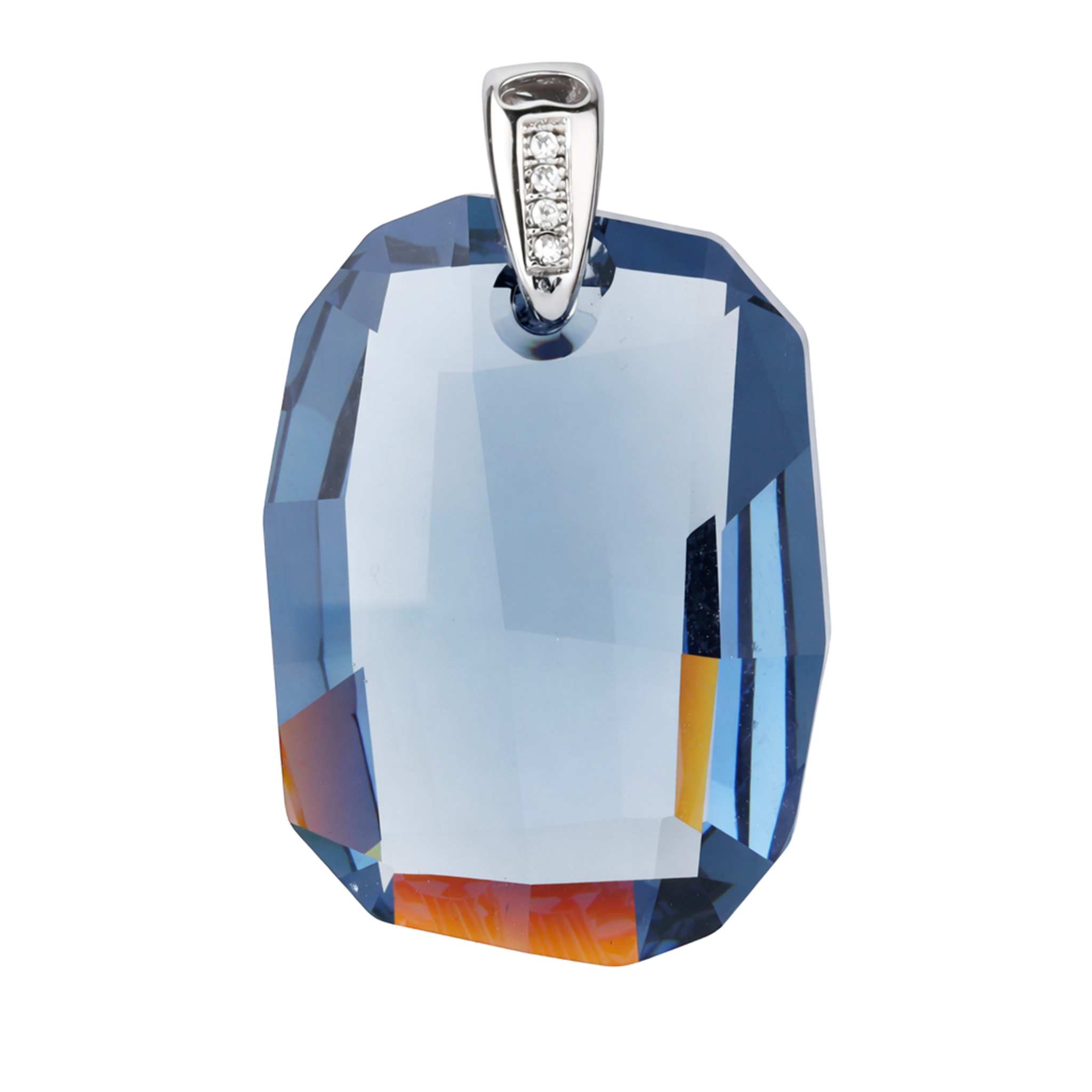 Grand Polki Statement Necklace - Aquamarine Blue