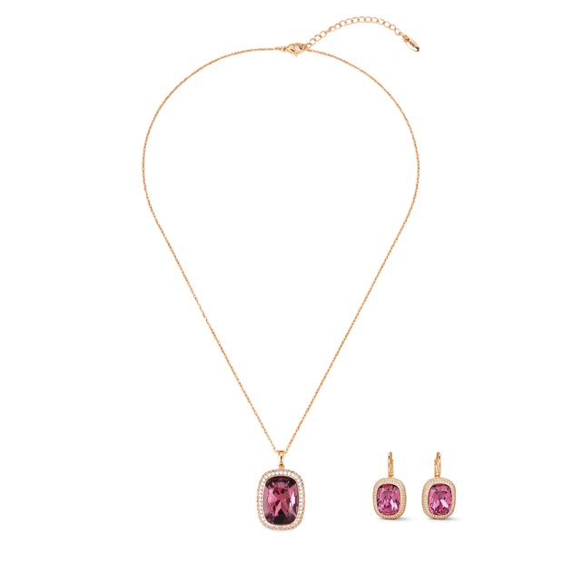 Blush Royale Cushion Pendant Set