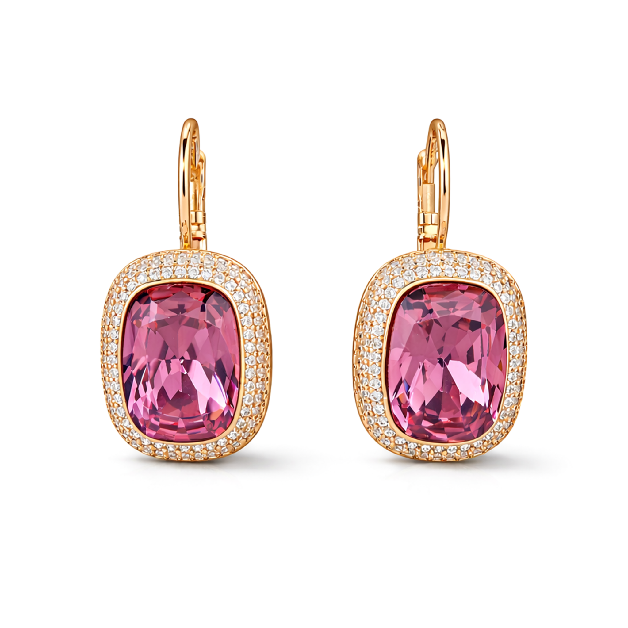 Blush Royale Cushion Pendant Set