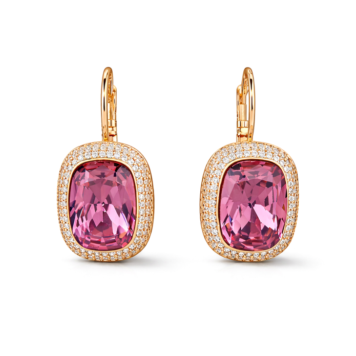 Blush Royale Cushion Pendant Set