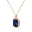 Blush Royale Cushion Pendant Set - Navy Blue
