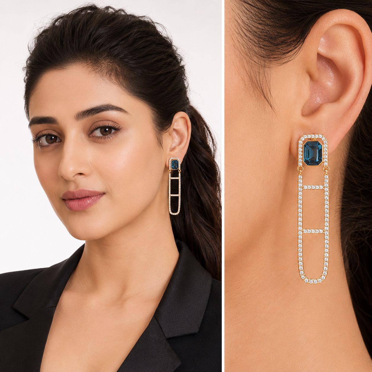 Metropolitan Blueprint Earrings