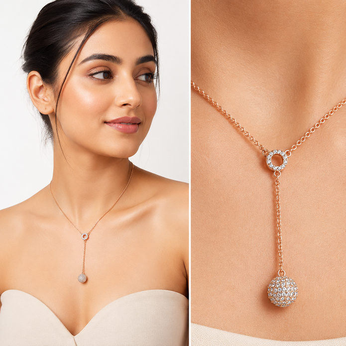 Silver Dew Pendant Chain