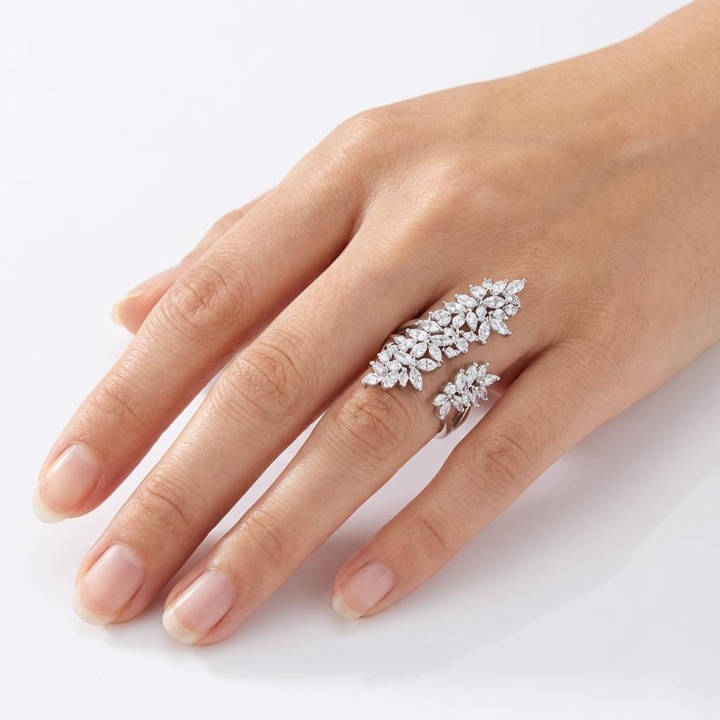 Cascade Marquise Statement Ring