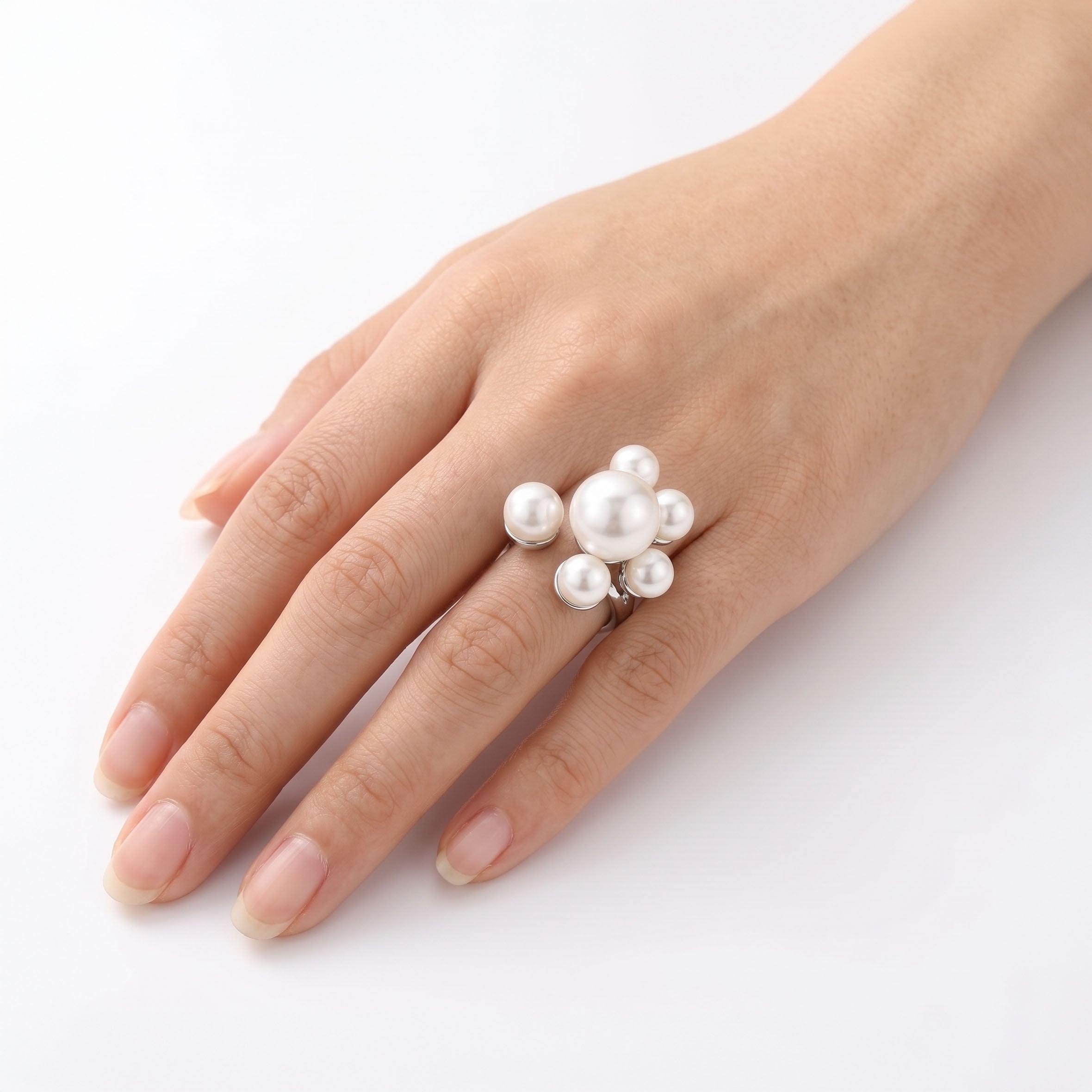 Multi Pearl Constellation Ring