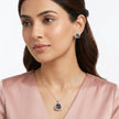 Antique Coin Pendant - Black