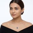 Blush & Ice Contrast Ring - Sky Blue