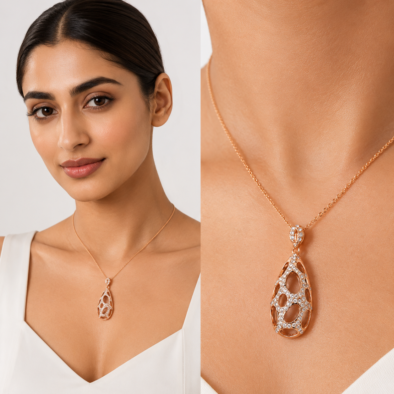 Regal Stone Pendant Chain