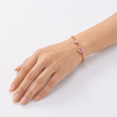 Blush Bloom Cuff - Ruby Pink