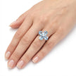 Sky Clover Crystal Ring